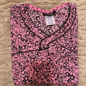 Heartsoul pink scrub top